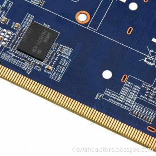 Double-sided PCB with golden finger